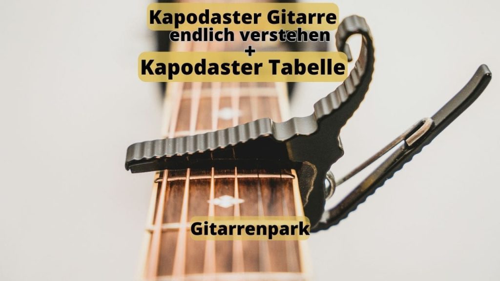 Kapodaster Gitarre