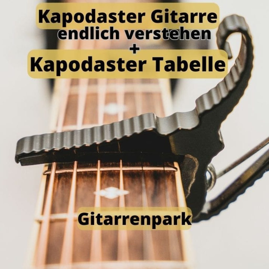 Kapodaster Gitarre